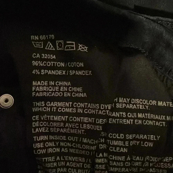 BDG High Rise Cigarettes  Ankle Black Jeans Size 29 - Picture 11 of 11